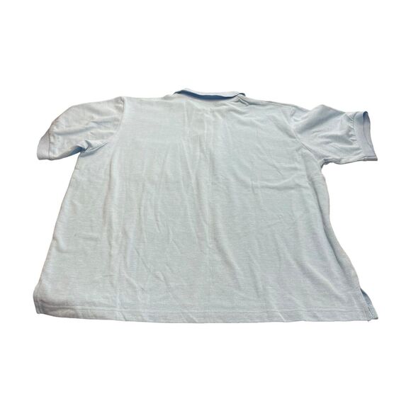 Haband Polo Shirt Men's 2X Blue Polyester Golf Performance Short Sleeve Collared - Picture 2 of 9